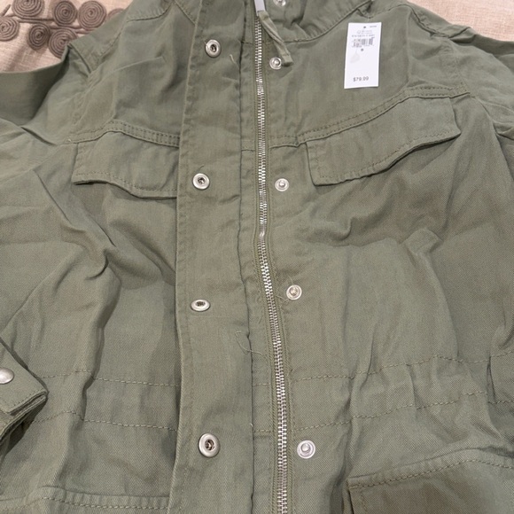 GAP Walden Green Canvas Utility Jacket/NWT/S - Picture 8 of 16